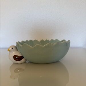 2005 Harry&David Hatched Egg w/Chick Snack Candy Serving Dish